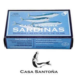 SARDINILLAS CASA SANTOÑA EN ACEITE DE OLIVA