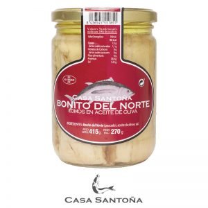 LOMO DE BONITO DEL NORTE CASA SANTOÑA TARRO 415g