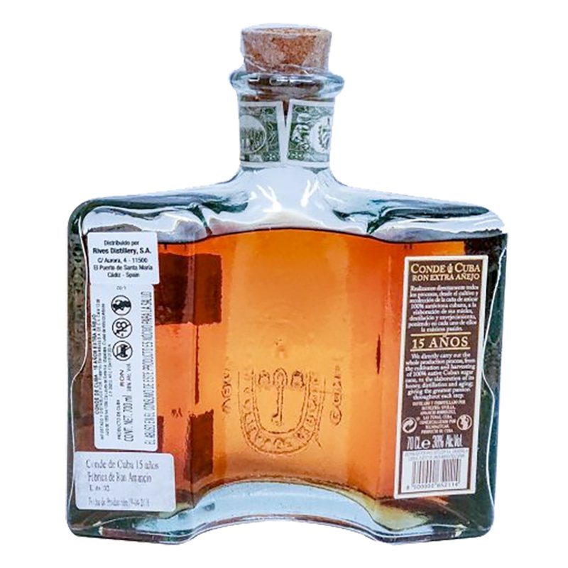 RON EXTRA AÑEJO CONDE DE CUBA - Imagen 3