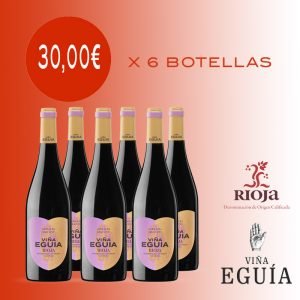OFERTA 6 BOTELLAS VIÑA EGUÍA GARNACHA-GRACIANO