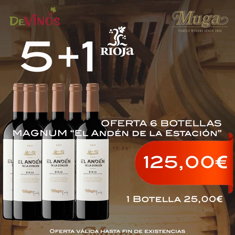 OFERTA MAGNUM MUGA "EL ANDÉN DE LA ESTACIÓN"